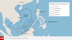 南シナ海問題、中国は「不法侵入者」を訴追の姿勢